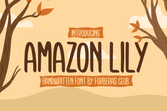 Amazon Lily: A Handwritten Font for Authentic Branding