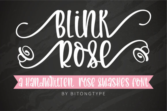 Blink Rose: A Handwritten Font for Modern Marketing