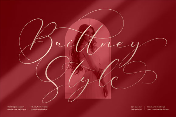 Brittney Style: A Playful Script Font for Campaigns