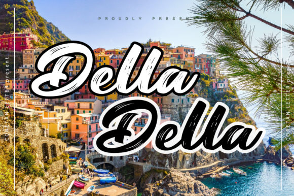 Della Della: A Bold Script Font for Your Brand