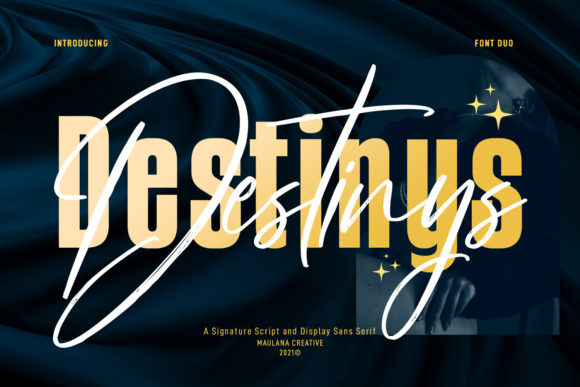 Destinys: A Typeface for Editorial Elegance