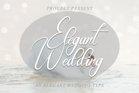 Elegant Wedding: A Premium Script Font for Editorial Design