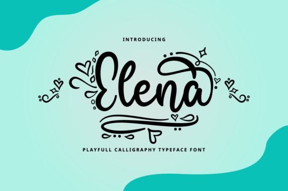 Elena: A Delicate Script Font for Editorial Design