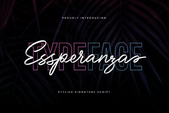 Essperanza: A Dainty Script Font for Brand Identity
