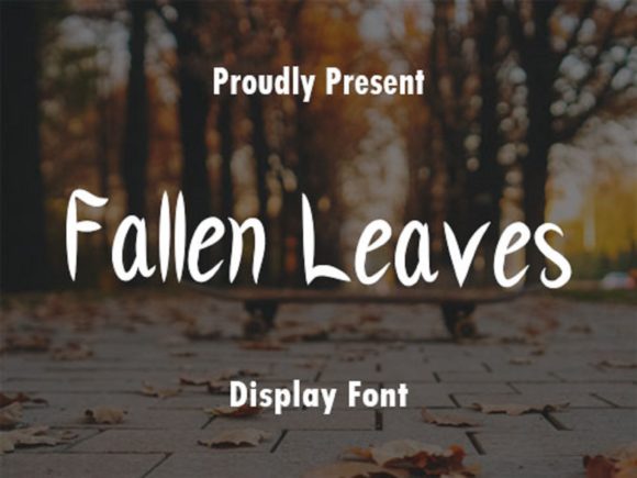 Fallen Leaves: A Handwritten Font for Editorial Warmth