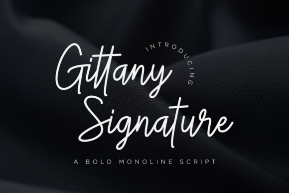 Gittany Signature: A Premium Script Font for Brands