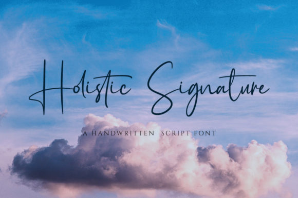 Holistic Signature: A Handwritten Font for Authentic Branding