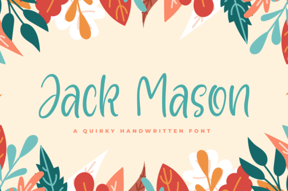 Jack Mason: A Delicate Handwritten Font for Elegant Branding