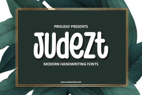 Judezt: A Handwritten Font for Modern Web Design