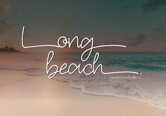 Long Beach: A Script Font for Modern Web Design