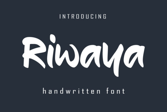 Riwaya: The Handwritten Font for Authentic Branding
