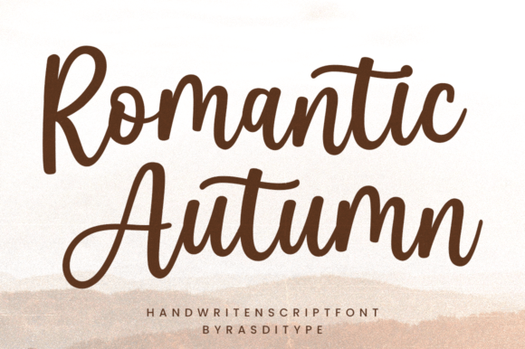Romantic Autumn: A Charming Font for Your Brand