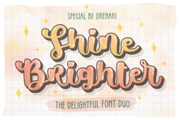 Shine Brighter Font: Elevate Your Campaign Visuals