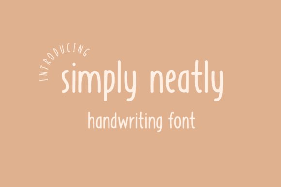 Simply Neatly: A Handwritten Font for Web Design