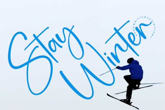 Stay Winter: A Playful Script Font for Web Design