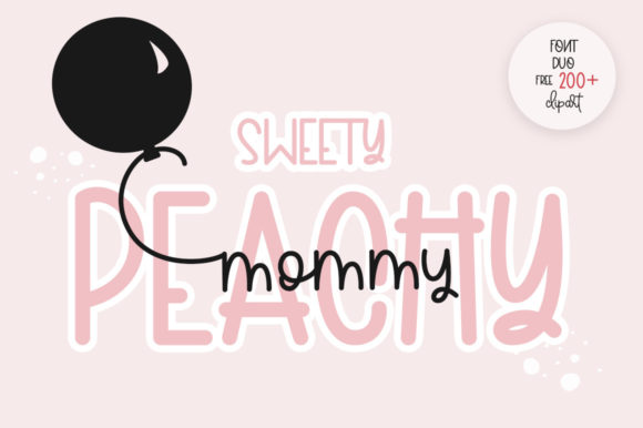 Sweety Peachy Mommy: A Delicate Typeface for Editors