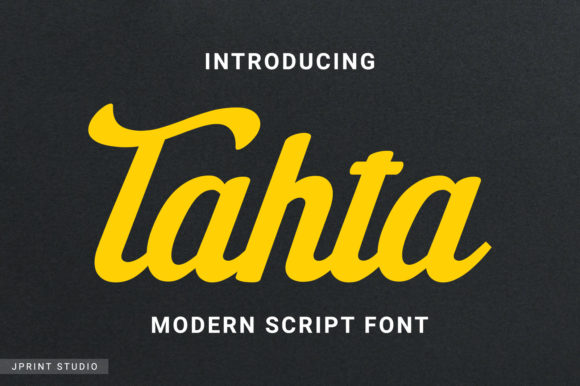Tahta: A Bold Vintage Script Font for Web Design