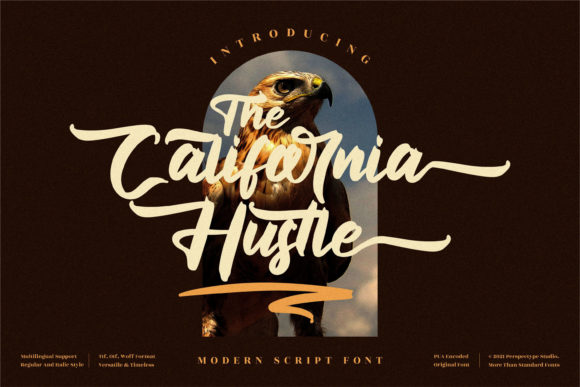 The California Hustle: A Premium Script Font for Campaigns