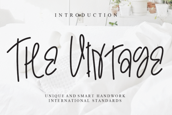 The Vintage: A Handwritten Font for Editorial Design