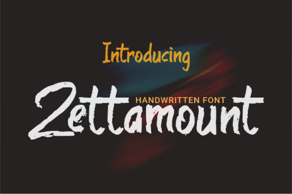 Zettamount: A Modern Handwritten Font for Web Design